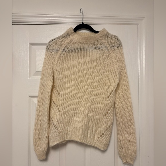 Sézane Dwee Jumper Ecru La Maille Sézane Sweater Size M - Picture 8 of 9
